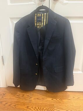 Nautica Navy Boys  Two-Button Blazer Sz 16R